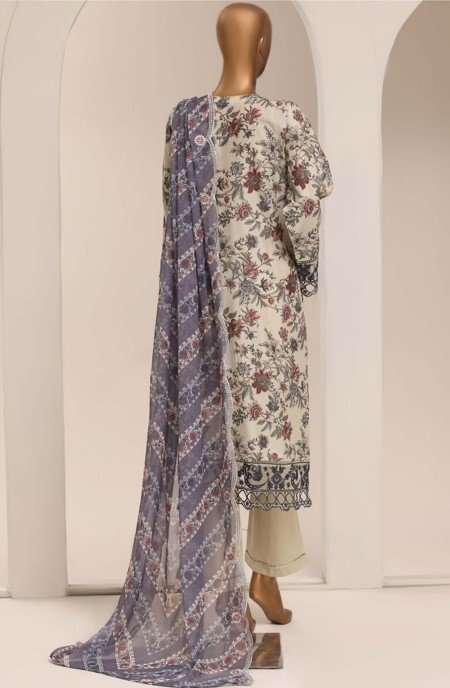 Sadabahar Lilac Silver Suit - Image 2