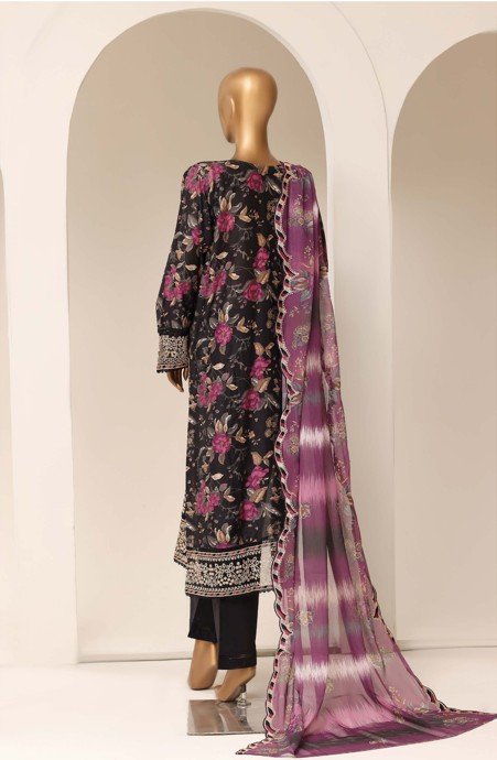 Sadabahar Deep Violet Purple Suit - Image 2