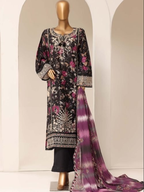 Sadabahar Deep Violet Purple Suit