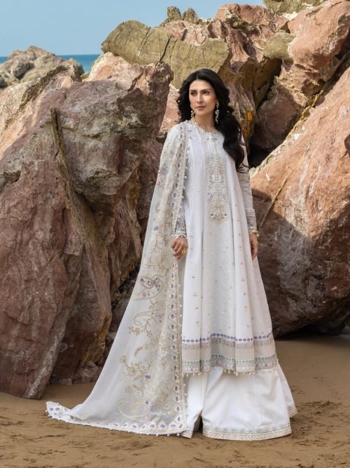 Siraa Luxury Lawn - Noor Embroidered Suit