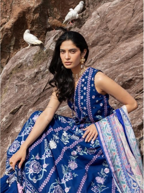 Siraa Luxury Lawn - Neel Embroidered Suit